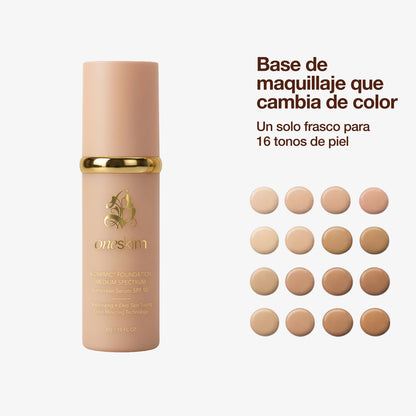 Base de Maquillaje Antiedad con SPF 50 – Se Adapta a tu Tono de Piel