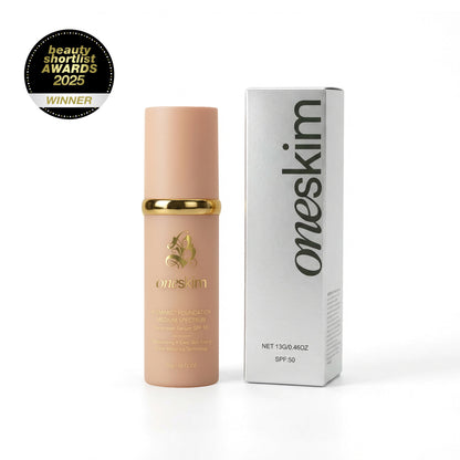 Base de Maquillaje Antiedad con SPF 50 – Se Adapta a tu Tono de Piel