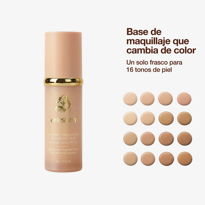 Base de Maquillaje Antiedad con SPF 50 – Se Adapta a tu Tono de Piel